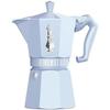 Cafetière Italienne - BIALETTI - MOKA Exclusive - 6 Tasses - Bleu Pastel