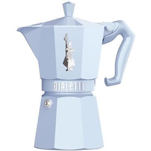 Cafetière Italienne - BIALETTI - MOKA Exclusive - 6 Tasses - Bleu Pastel