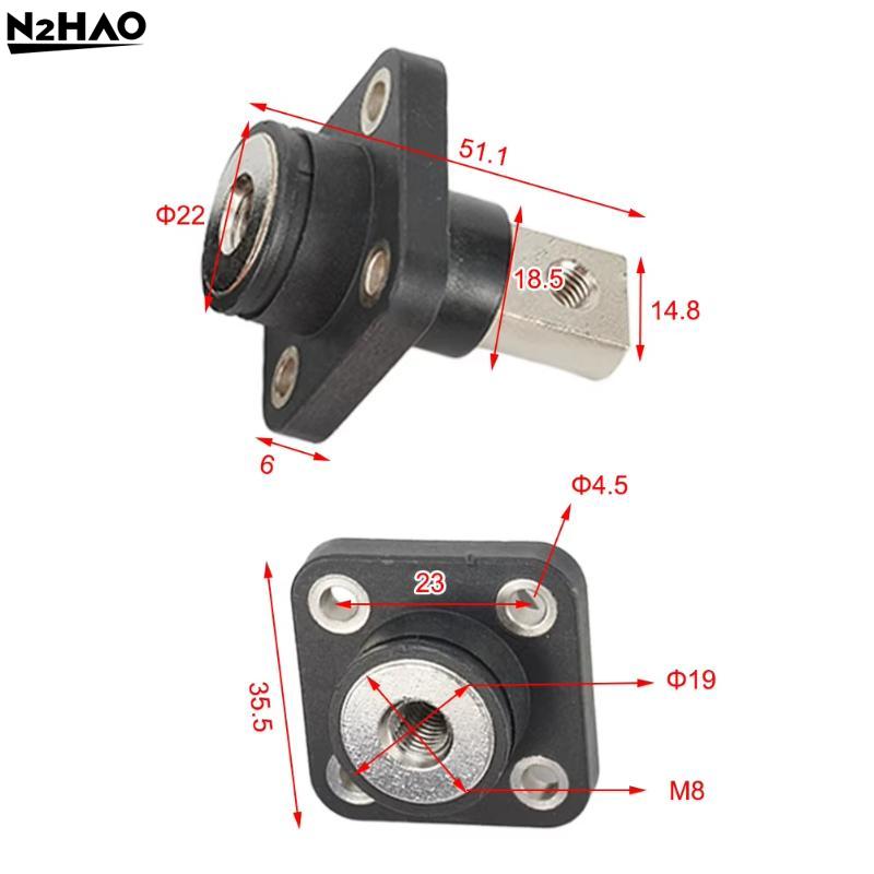 1Set Battery Storage Terminal Post 100A 120A Terminal Post All-Copper Lithium Battery Energy Storage Terminal Battery Connector