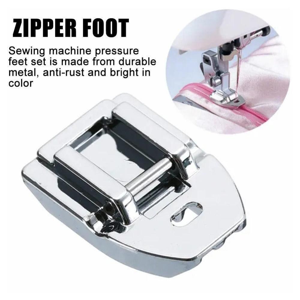 Domestic Machine Parts 7306A Presser Foot Zinc Alloy Upper Zipper Foot  Sewing Machine