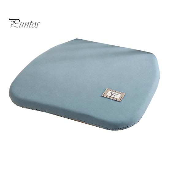 Solid Color Chair Pad for Home Memory Foam Cushion, Thickened Dining with Straps, Supportive Non-Slip Backing, Washable Seat Cushion Autumn