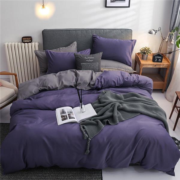 Bed Linens Bedding Sets Nordic Style Duvet Cover Set Quilt Cover and Pillowcase Double Sided Queen King Size
