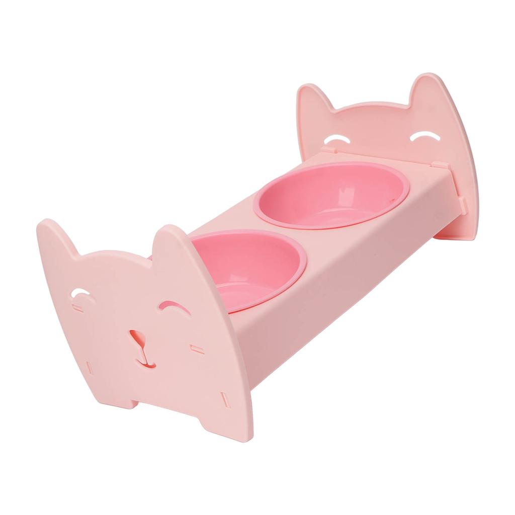 Двойная миска для корма для домашних животных, пищевая, непроливаемая, большая емкость, двойная миска для собак и кошек для маленьких и средних собак