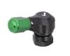 Kitaco 509-5000340 Алюминиевый воздушный клапан Тип 3 (Черный корпус/зеленый колпачок) Общее назначение