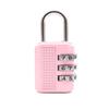Lock 3 Dial Digit Password Lock Dormitory Cabinet  Lock Backpack Zipper Lock Luggage Padlock