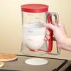 Pancake Batter Dispenser BPA-Free Cupcake Batter Funnel Pancake Maker with Measuring Label Easy