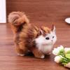 Милые плюшевые игрушки для кошек, детские мягкие игрушки для котят, кукла, украшения для дома для детей, подарок на день рождения, мягкие игрушки в виде настоящих кошек