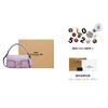 COACH Tabby Leather Cloud Bag , Shoulder Bag , Pillow Bag , Shoulder Bag , Crossbody Bag , Handbag Women's Light Purple (Unisex) Handbags