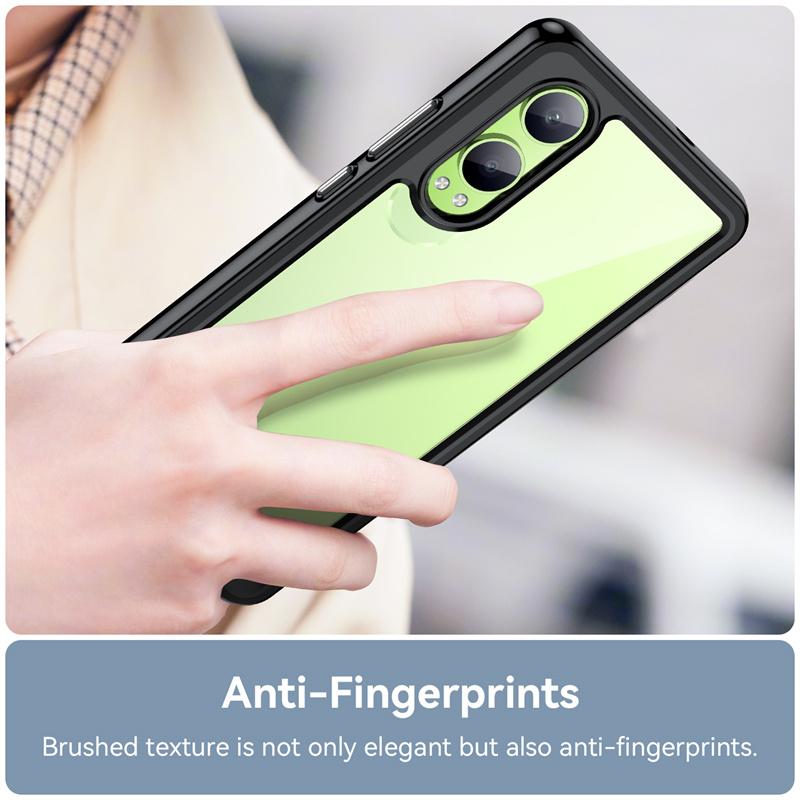 Прозрачный Цветной ТПУ Чехол для OnePlus Nord CE 4 Lite 5G Защитная Накладка Прозрачный Ударопрочный Чехол с Полной Защитой