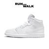 Jordan 1 Mid Triple White 2022 554724-136