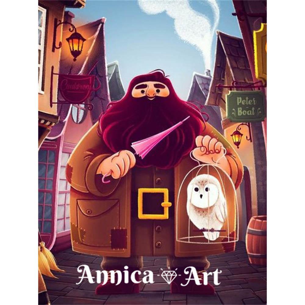 Harry Potter Cartoon Mosaic Art Stitch 5d Diamond Painting Magic School Canvas Creation Puzzle Artificial New 2026 Couples