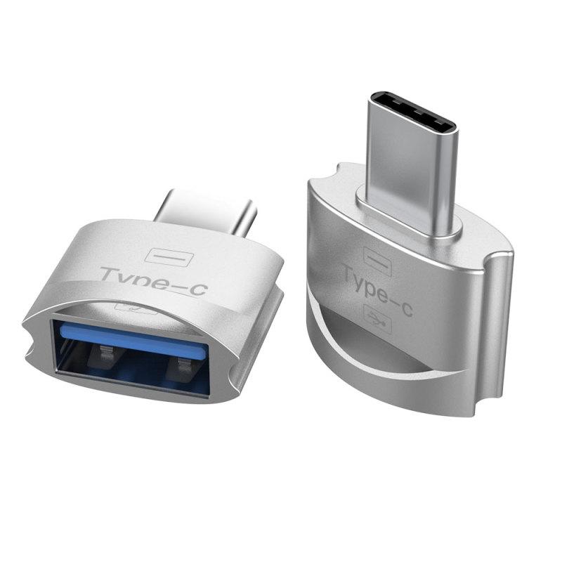 Металлический USB 3.1 Type C Male to USB 2.0 A Female OTG Data Adapter Type C OTG Adapter