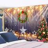 Снежная рождественская елка, гобелен, настенный домашний пейзаж, подарки Санта-Клауса, спальня, гостиная, домашний декор