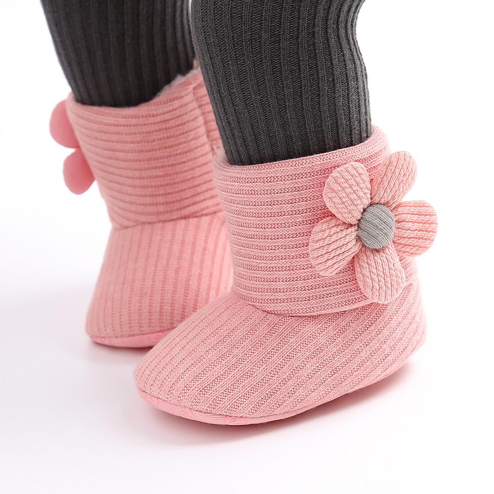 MYGGPP Boots Warm 0-1 Year Old Baby Soft Bottom Shoes Baby Shoes Padded Snow Boots Cotton Boots Baby Shoes Cloth Bottom