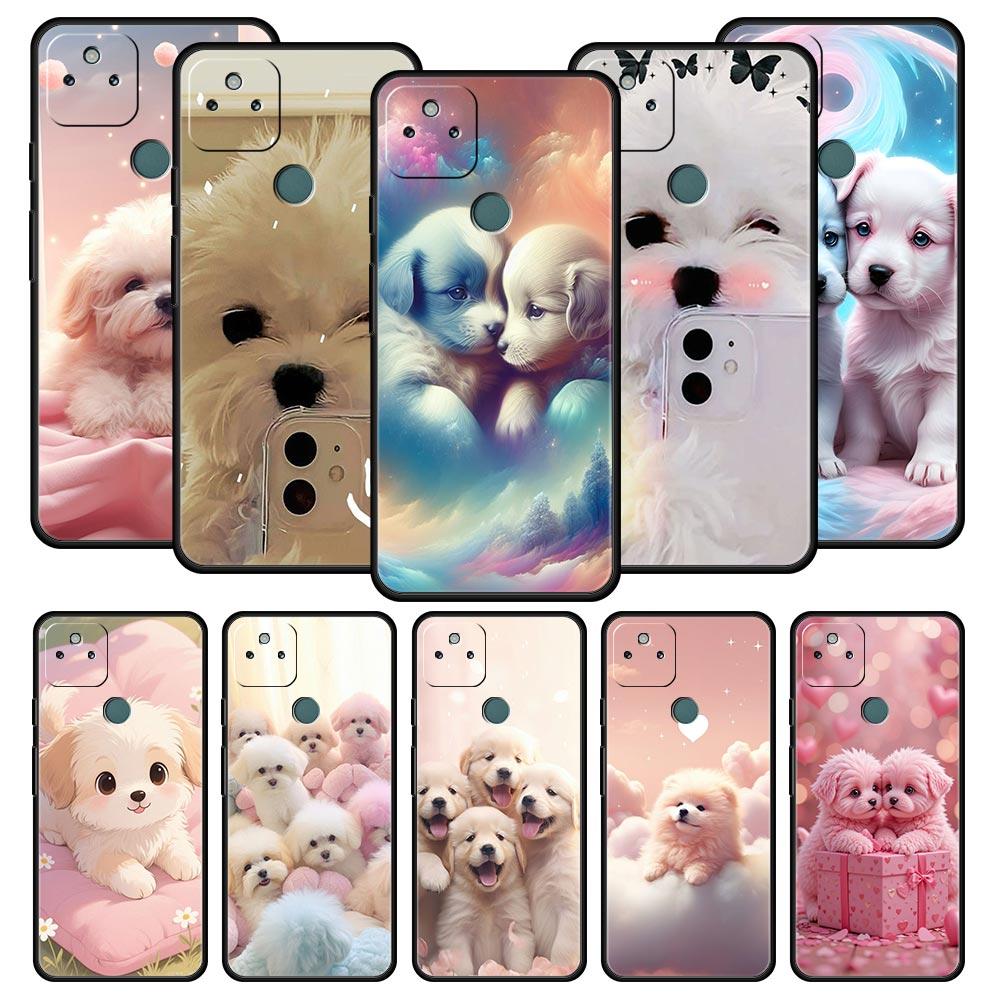 Cute Little Dog Phone Case Cover for Google Pixel 10 9 8 7 6 9A 8A 7A 6A Pro Shockproof Soft TPU 10 Pro XL Shell Fundas Capa Bag