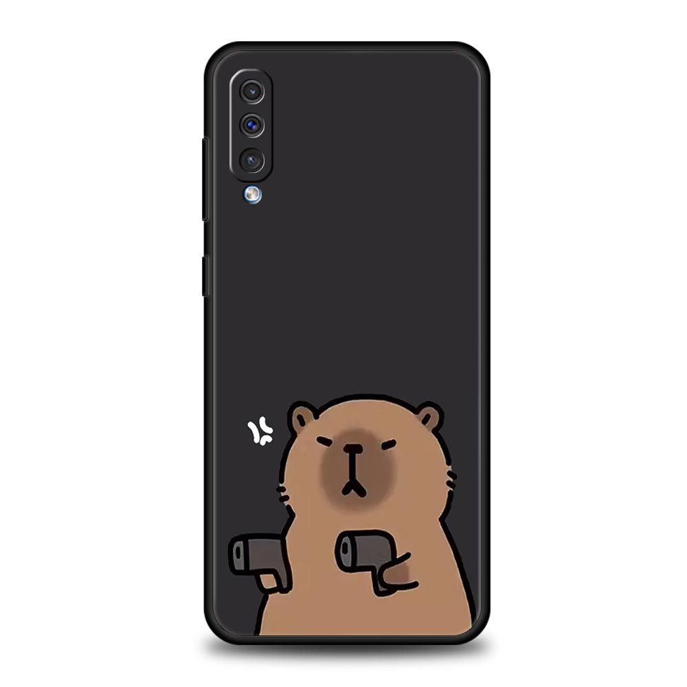 Милый Чехол для Телефона с Капибарой Для Samsung Galaxy A56 A36 A26 A34 A17 A16 A06 A14 A12 A54 A72 A70 A24 A22 A20e A52 A50 A40 A32 Чехол