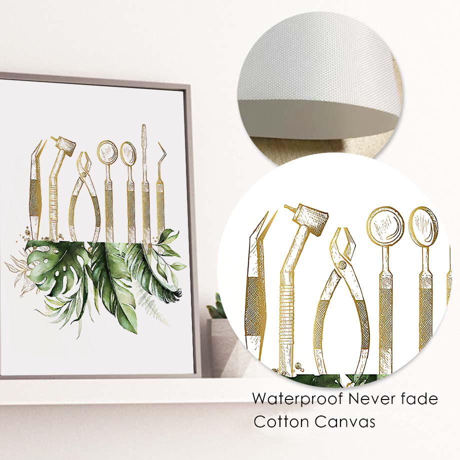 Анатомия зубов Скелет стоматологические инструменты настенная живопись на холсте плакаты на скандинавскую тему с принтом картина для медицинской клиники для комнаты домашний декор