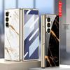 Сердце Мира: Гальванизированный стеклянный чехол для Samsung Z Fold7 - Модный, простой стиль, защитная накладка