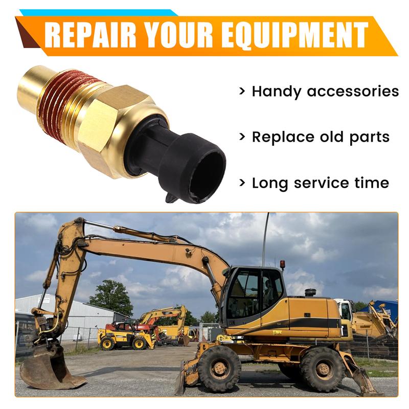 Excavator Temperature Sensor Part Number 87709775 F4BE0484C D601 For CASE Engine Fits Models WX145 WX165 WX185 WX210 WX240