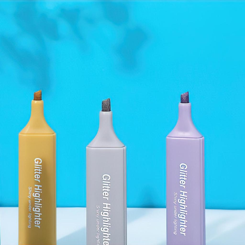 Набор блестящих ручек из 8 шт., блестящие под освещением с металлическими эффектами, цветной художественный маркер для рисования, живописи