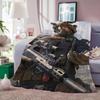 Игровое одеяло D Delta F Force Мягкое и приятное для кожи Для дивана, кровати, дневного сна Покрывало Всесезонное Одеяло