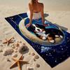 Bernese Mountain Dog Stars Beach Towel, Super Soft Microfiber, Gift for Her/Him, Birthday, for Pool, Beach, Travel, Home Decor Fan gifts