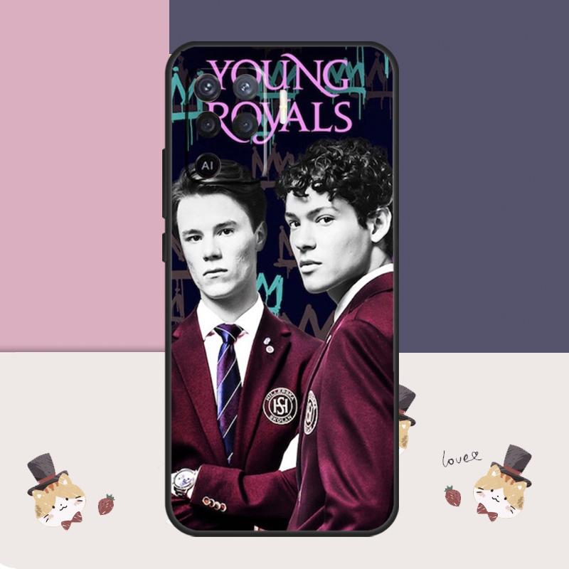 Чехол для Young Royals Саймон и Вильгельм для Oppo A77 A17 A57 A40 A78 A54 A74 A94 A76 A16 A96 A18 A60 A80 A38 A58 A98 A15 A5 Pro