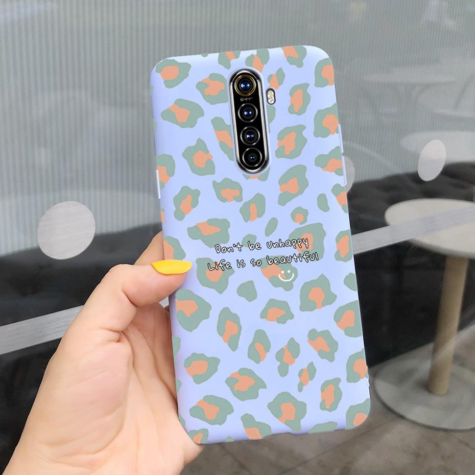 Чехол для телефона Realme X2 Pro Чехол Realme XT X2 Милый рисунок Конфетный цвет Силиконовая задняя крышка Для RealmeX2 X 2 Pro XT Мягкий ТПУ Чехол