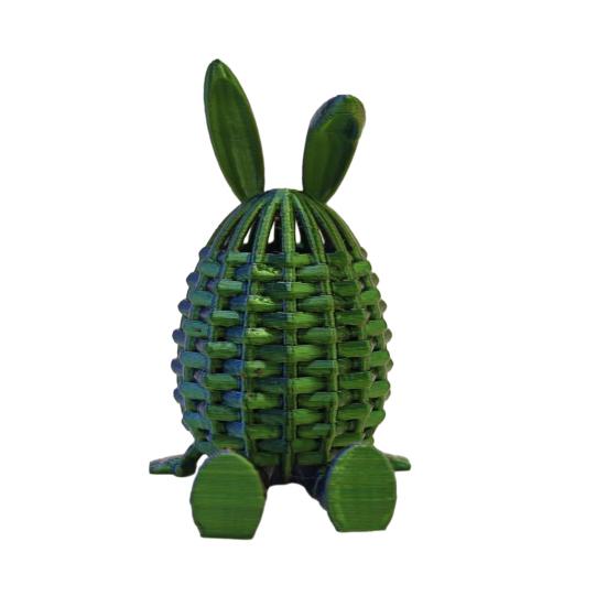 3D-печатные пасхальные яйца, гибкие, подвижные, яйцо-кролик, наполнители для пасхальной корзины, для вечеринок, декор для дома, офиса, стола