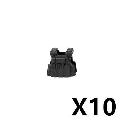 Military Soldiers Fighter Tactical Vest Accessories Building Block Rebound Clothes Armor Bricks Gift Toys For Children J083