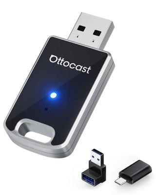 Ottocast Mini Mini Беспроводной USB-адаптер для автомобиля CarPlay Android Auto, 2025, Car Play &