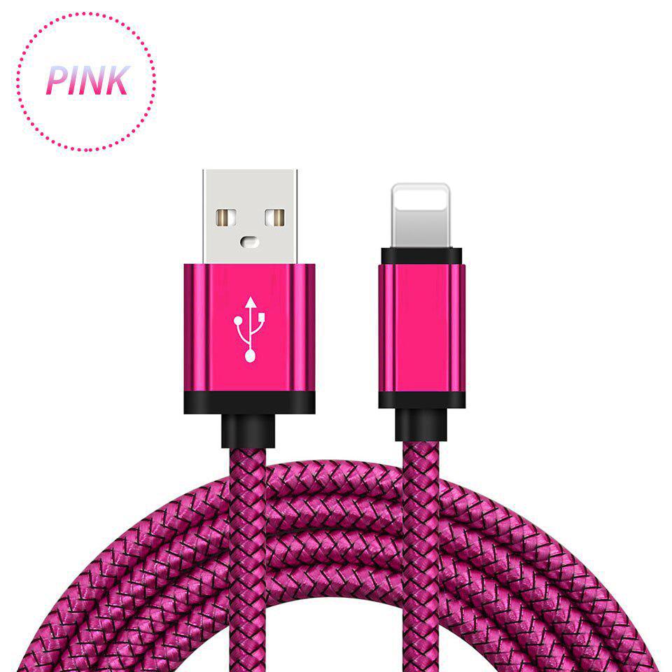 1 м 2 м 3 м USB-кабель для зарядного устройства, кабель для передачи данных для Apple iPhone 7 8 Plus 6 5 S 6S 10 11 Pro X XR XS Max iPad, быстрая зарядка, длинный телефонный провод