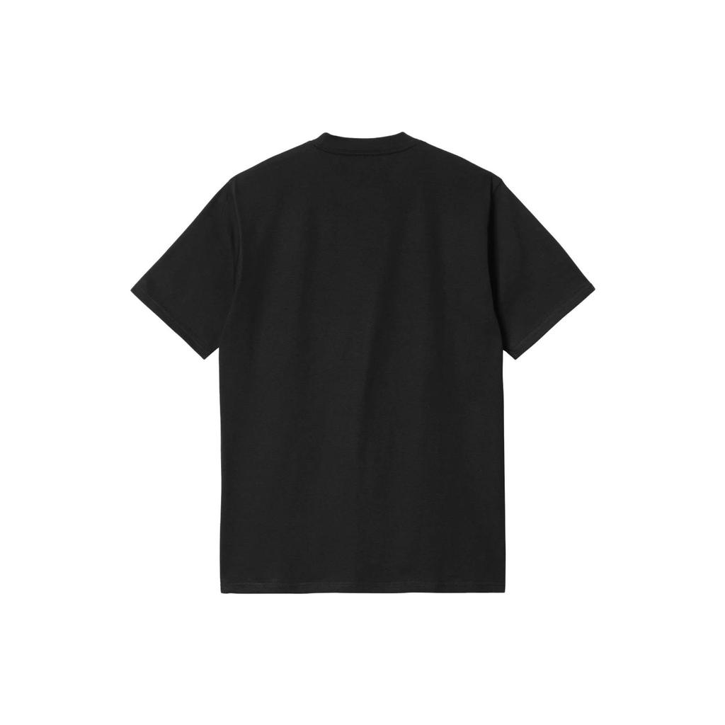 Carhartt WIP Mountain College T-Shirt Letter Print Crew Neck Short Sleeve T-Shirt Men tops Black I032389-89-XX