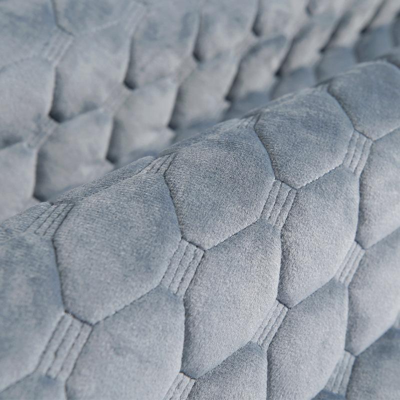 Мягкая бархатная подушка для дивана из воскового молочного цвета, утолщенный зимний чехол для дивана, плюшевый универсальный нескользящий чехол для подушки, тканевое полотенце