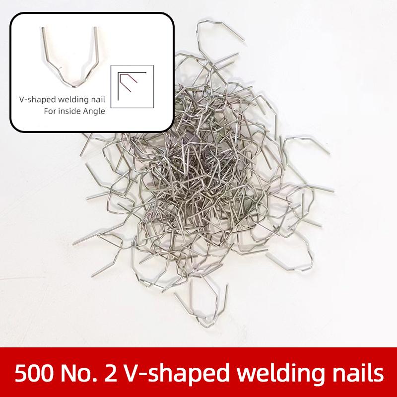 Auto Plastic Bumper Hole Crack Repair Welding Nail Plastic Welding Machine Welding Wire Nail Plastic Parts Large Wave Nail