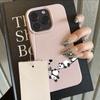 17AIR Чехол для телефона с взаимодействующими пандами для iPhone 14 15 16E Plus Pro X XR XS 16E iPhone 11 12 13 Pro Max Конфетный цвет Личи-текстура
