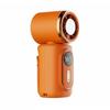 Clip-On Mini Fan USB Rechargeable Rechargeable Handheld Fans Hands-Free LED Display Pocket Fan for Travel/Beach/Concert