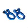 2 Pieces Aluminum Alloy Tow Hook for 1/10 Scale Crawler Truck RC Accessory