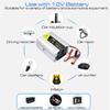 Инвертор 400 В с чистой синусоидой, Автомобильный преобразователь 12 В постоянного тока в 220 В переменного тока, Солнечный инвертор с 2 зажимами для аккумулятора, для грузовика, кемпинга