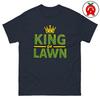 Lawn King T-Shirt, Mowing Graphic Shirt, Landscaper Classic Tshirt, Grass Cutting Casual Top, Yard Work Crew Neck Tee, Garden Unisex Shirt