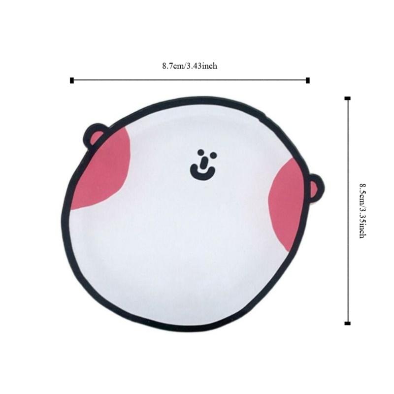 Acrylic Heat Insulation Pad Cartoon Tea Cup Mat Ins Coaster Home