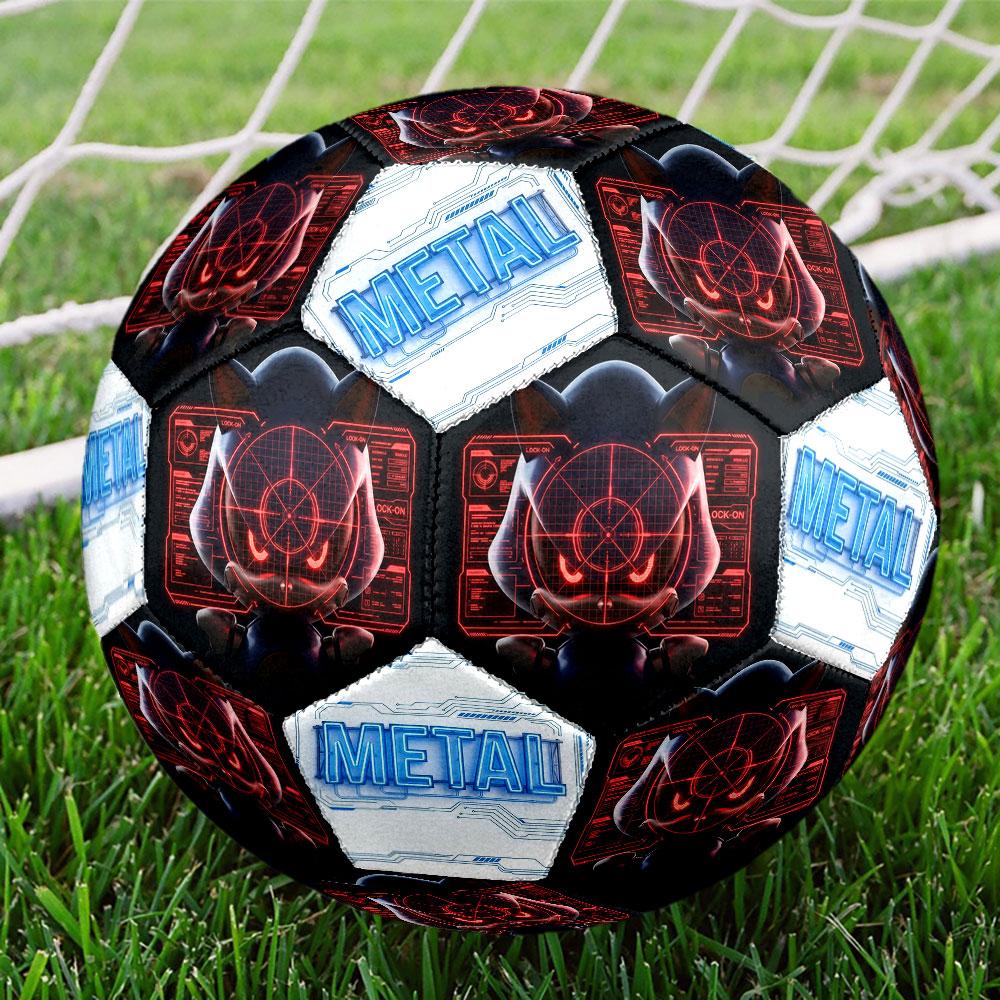 1pc Sonic the Hedgehog Soccer Ball Size 5 Indoor Soccer Ball Fashion Colorful Backyard Game - Great For Sports Fans Gift HE43