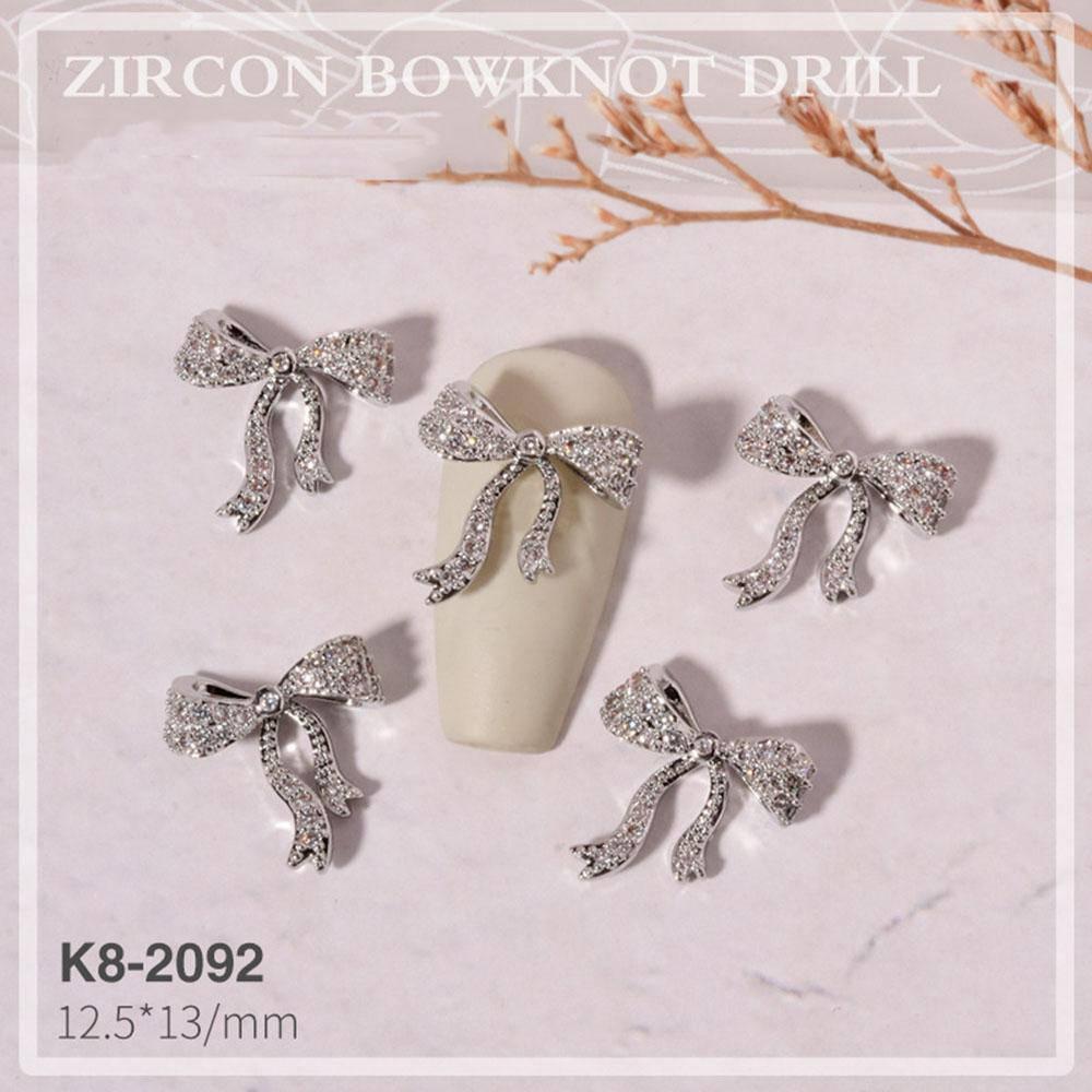 Украшения Роскошные DIY Украшения для нейл-арта Стразы для ногтей Аксессуары для маникюра Бантики Ювелирные изделия