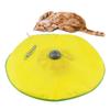 Fabric Material Interactive Cat Toy Feather Attachment Self Entertaining Electronic Cat Toy Move Mouse Design Chew Resistant