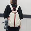 Contrast Color Schoolbag Women's Small Backpack Men Lightweight Backpack