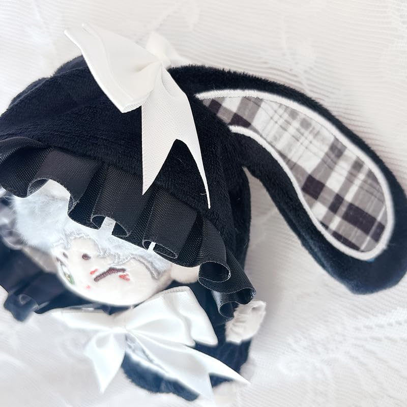 G-Trigger Plush Clothes Клетчатые кроличьи уши Kigurumi для мягких игрушек [Для 10-15 см] [Oshikatsu Goods] [Параллельный импорт]