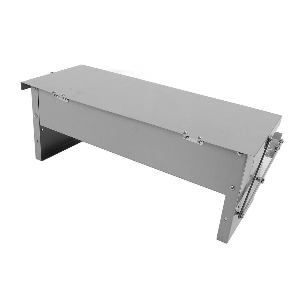 Автоматическая кормушка для кур из стали большой емкости, водостойкая, кормушка для птиц, дозатор еды с крышкой