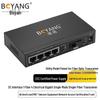 BOYANG Gigabit 1-Fiber 4-Electric Single-Mode Optic Transceiver