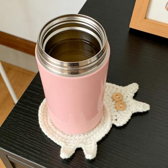 Плетеные вручную подставки для кошек, милые вязаные подставки для кофе в форме кошек, защита столешницы, изоляционный коврик для домашнего офисного декора