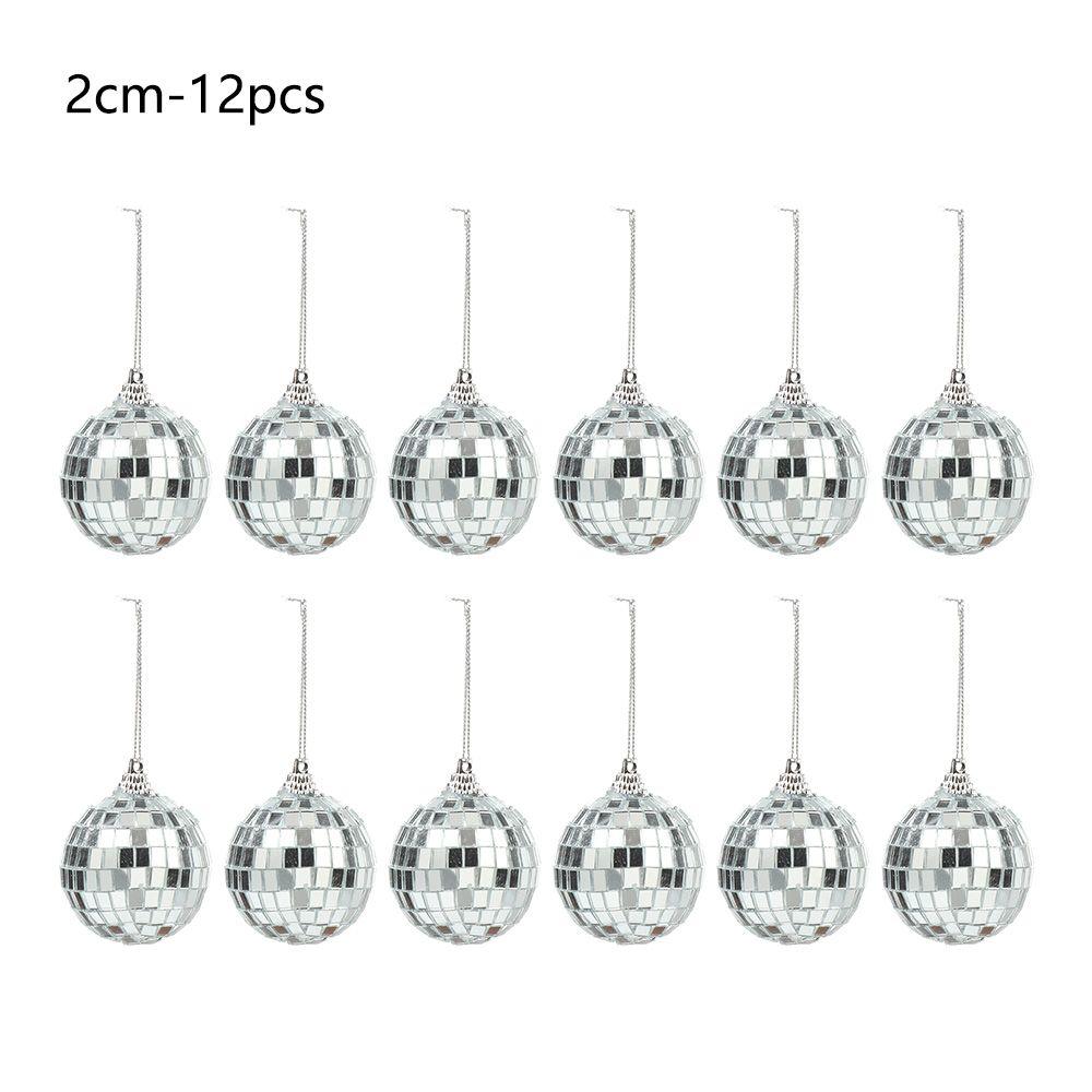 Ornaments DIY Christmas Tree Decoration Disco Mirror KTV Bar Reflective Glass Ball Christmas Ball